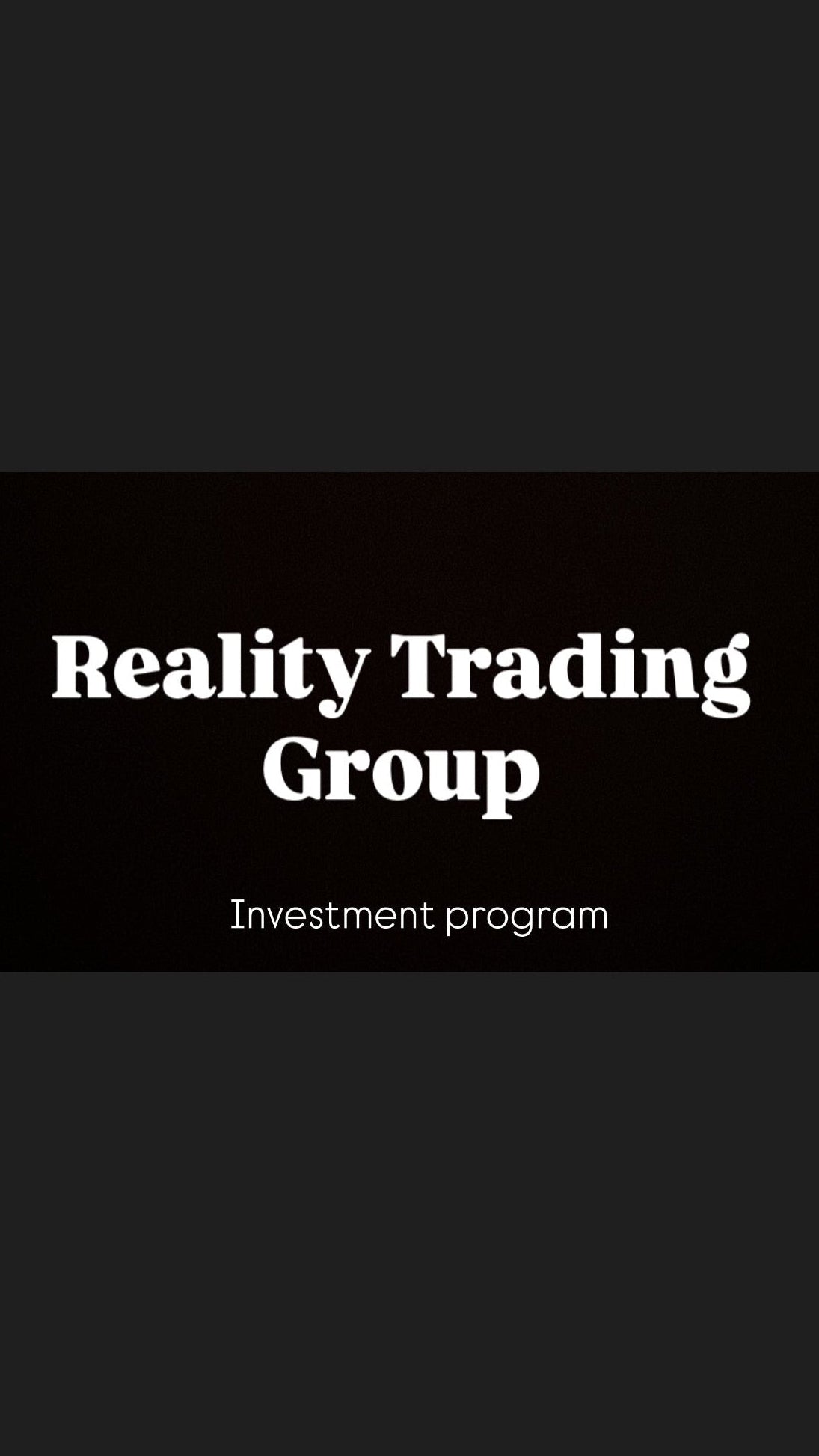 Investment program